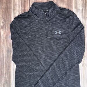 Men’s UNDER ARMOUR Seamless ½ Zip Long Sleeve Small Heatgear Fitted